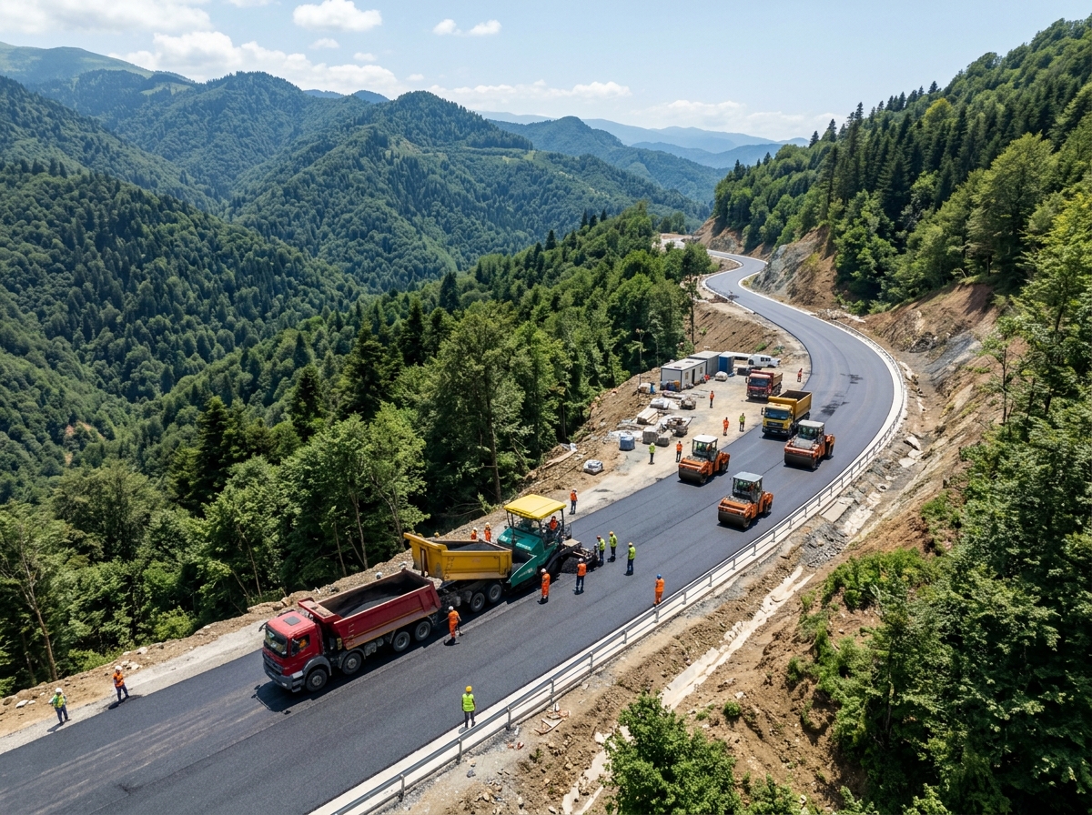 Ordu Mesudiye Yol İnşaatı