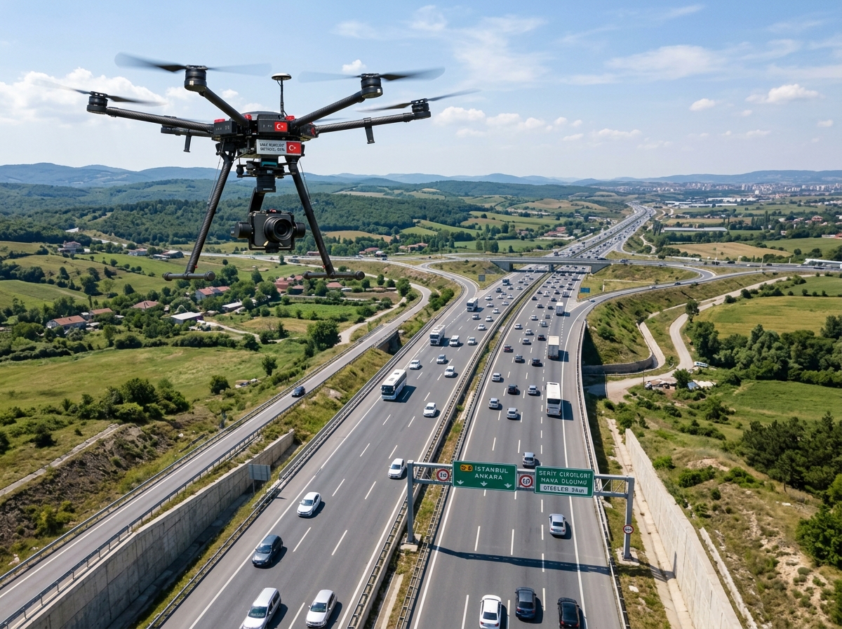 Otoyol Ağında Drone ile Ölçüm